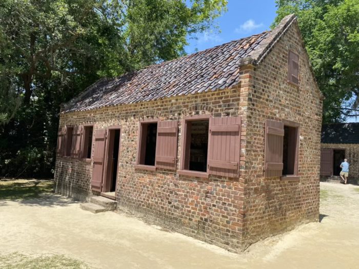 当時の奴隷の住居、Boone Hall Plantation