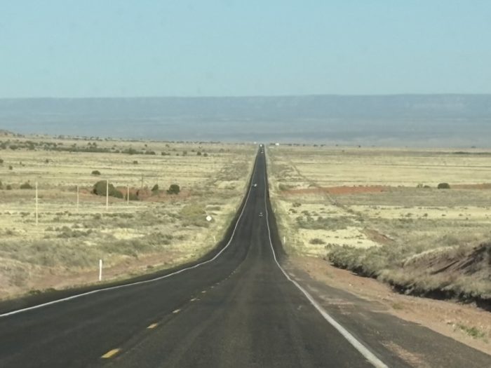 一本道が続くグランドサークルドライブの絶景 子連れ旅行