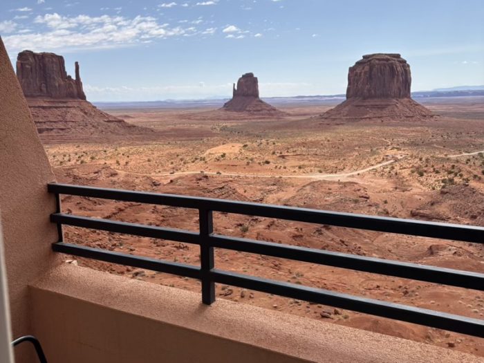 The View Hotelの部屋からの眺め