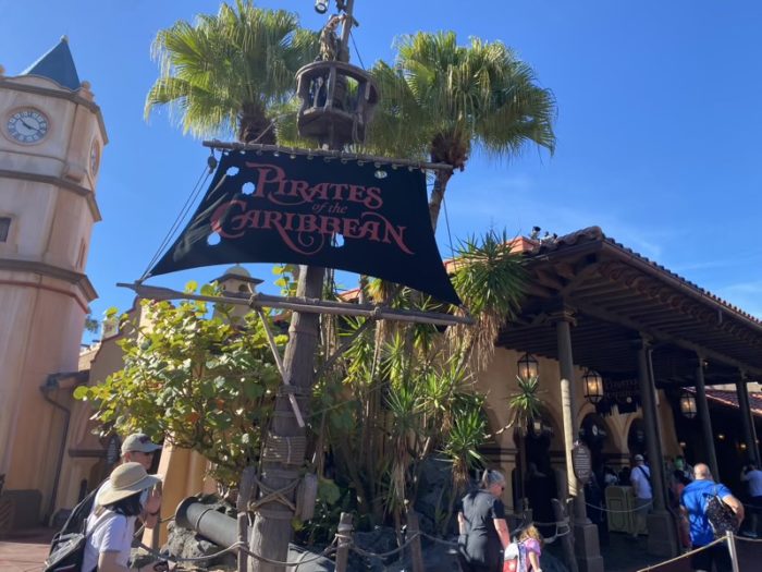 Pirates of the Caribbean Magic Kingdom entrance