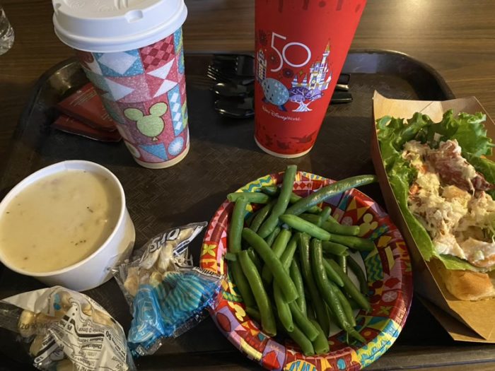 Lobster roll at Columbia Harbour House Magic Kingdom