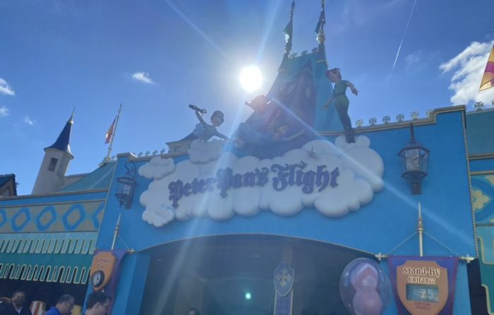 Peter Pan's Flight entrance at Magic Kingdom