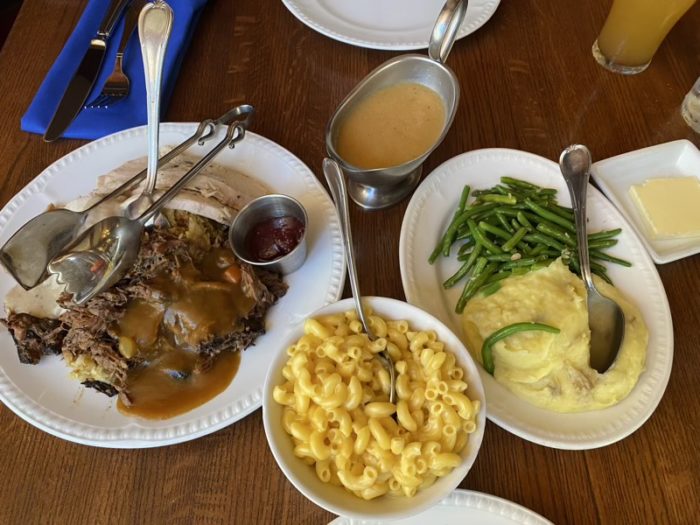 Turkey dinner at Liberty Tree Tavern Magic Kingdom