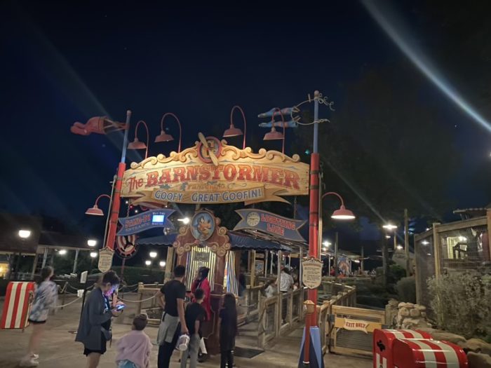 The Barnstormer roller coaster Magic Kingdom
