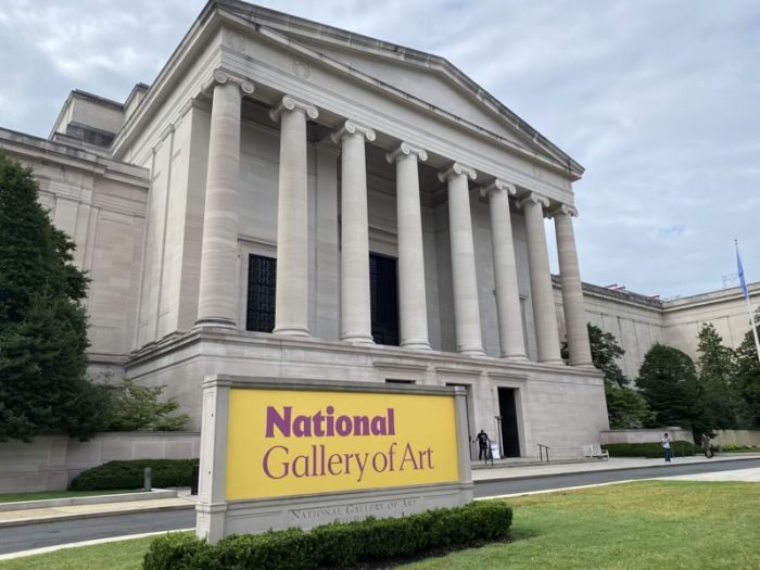 ワシントンDCのナショナルギャラリー外観