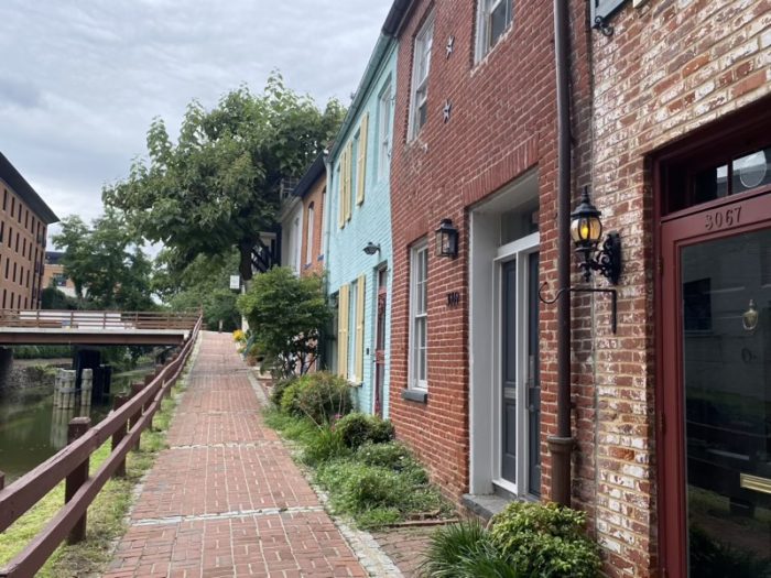 ワシントンDC・ジョージタウンの石畳と街並み