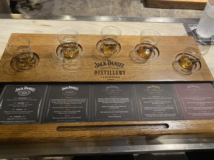 ジャックダニエル蒸留所 飲み比べ